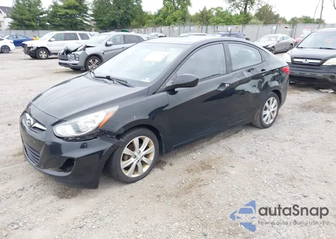 2013 Hyundai Accent Gls from USA, damaged, VIN KMHCU4AE0DU445299
